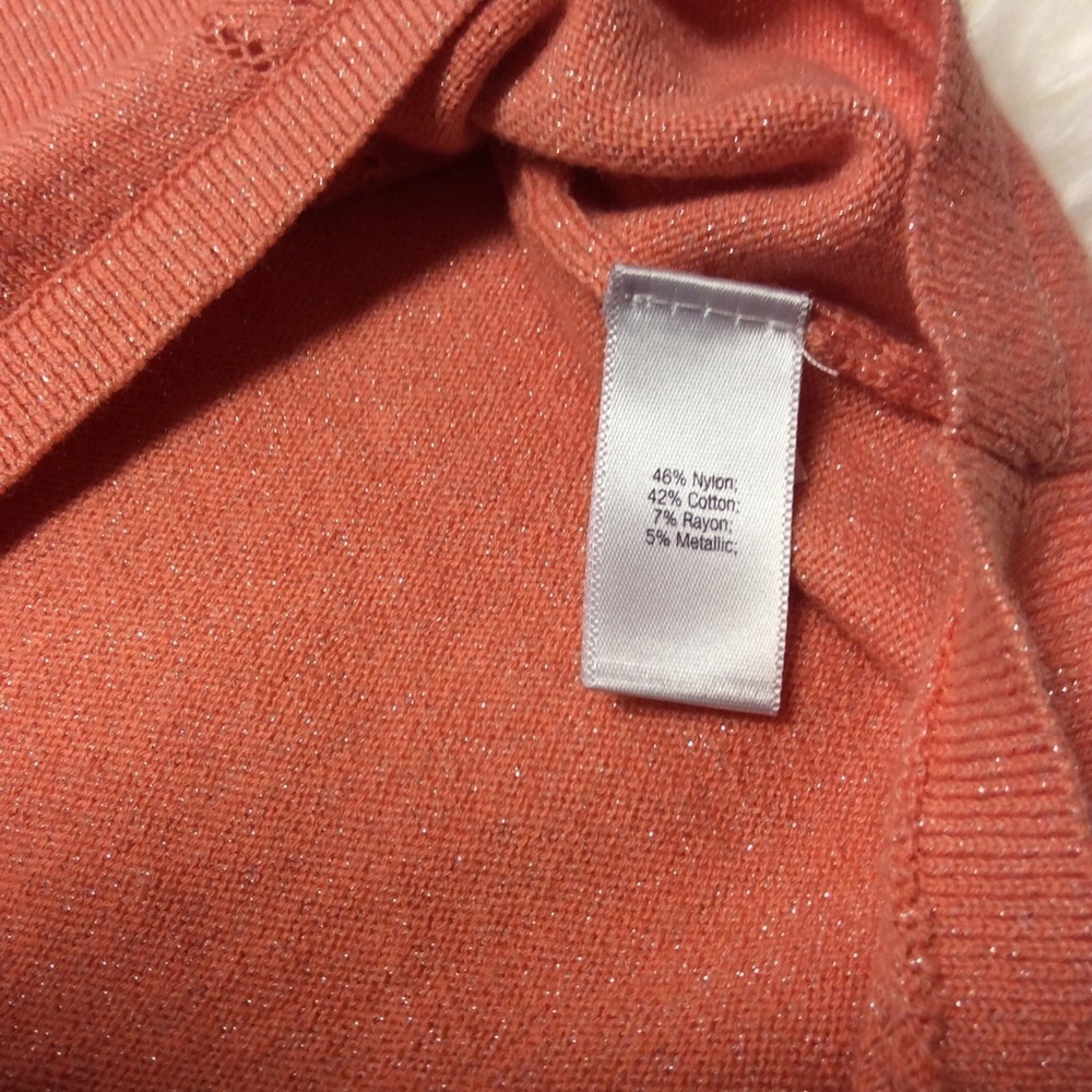 JENNIFER LOPEZ CORAL HI/LO SWEATER - Picture 5 of 7